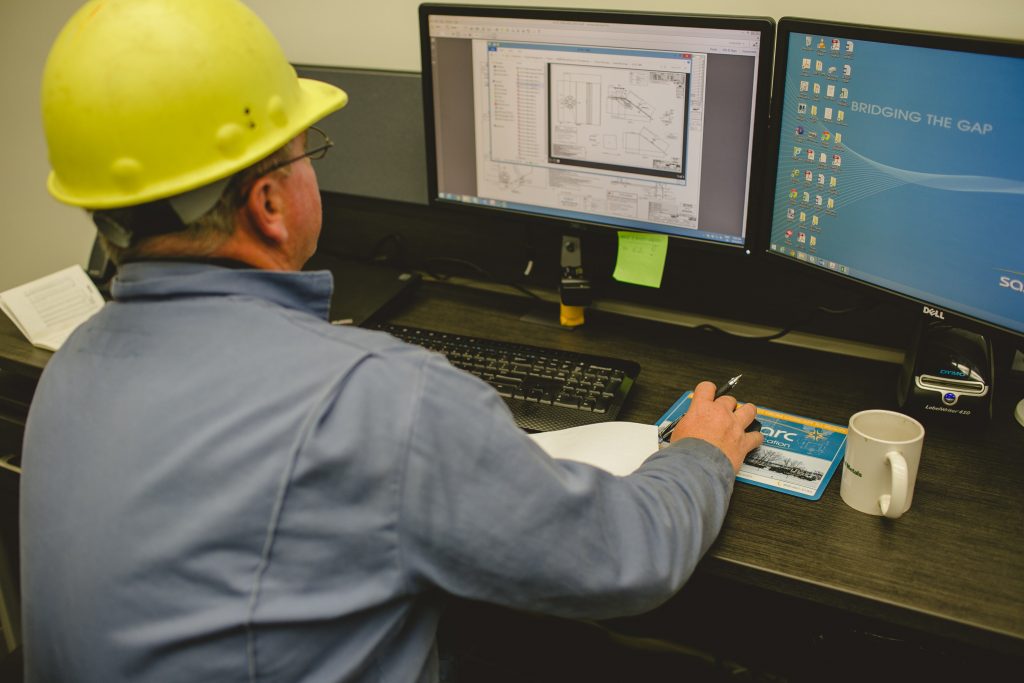 Fabricator Reviewing Design - modularization of large-scale metal fabrication projects