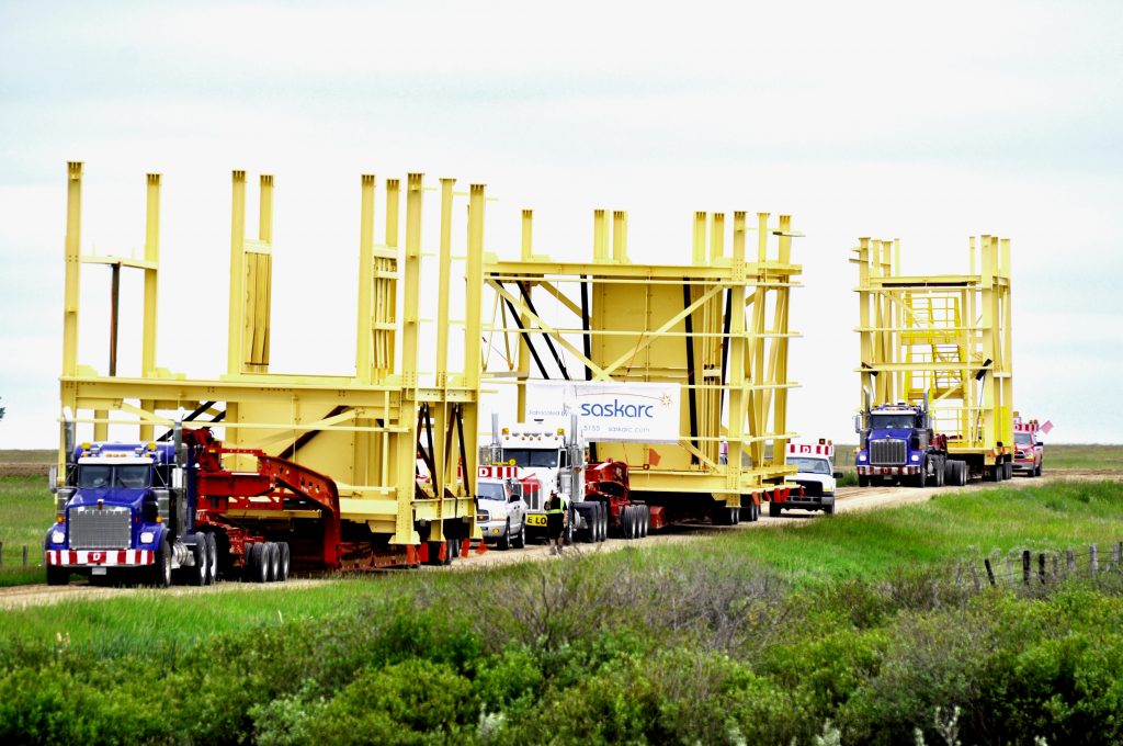 Structural steel fabrication project of Saskarc