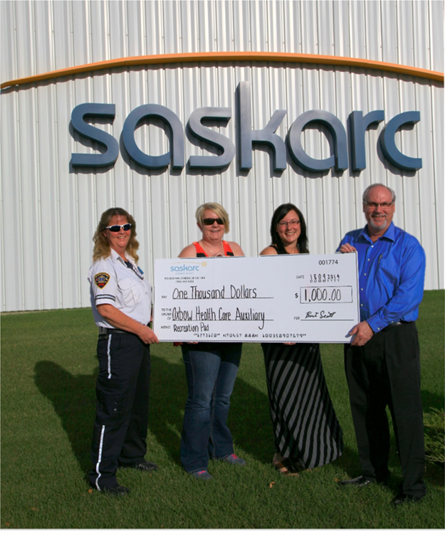 Saskarc_donates_to_Oxbow_Health