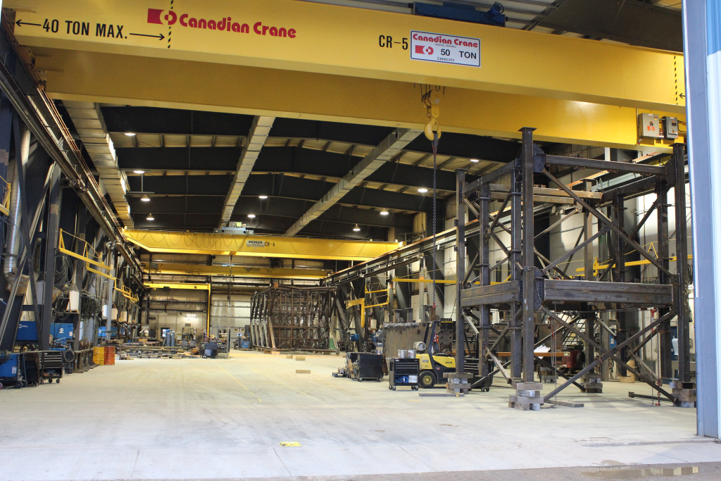 Saskarc’s modern modular steel and custom metal fabrication facilities
